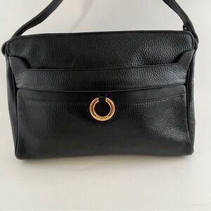 Etienne Aigner Black and Gold Shoulder